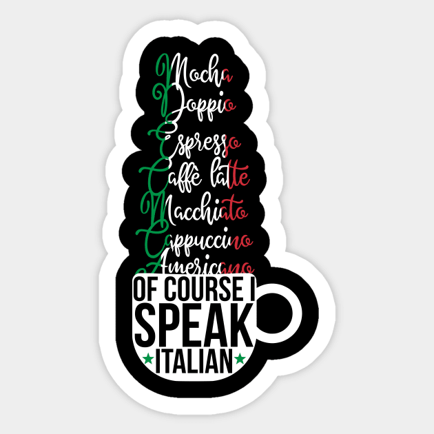 Speak Coffee Sticker by Mandz11